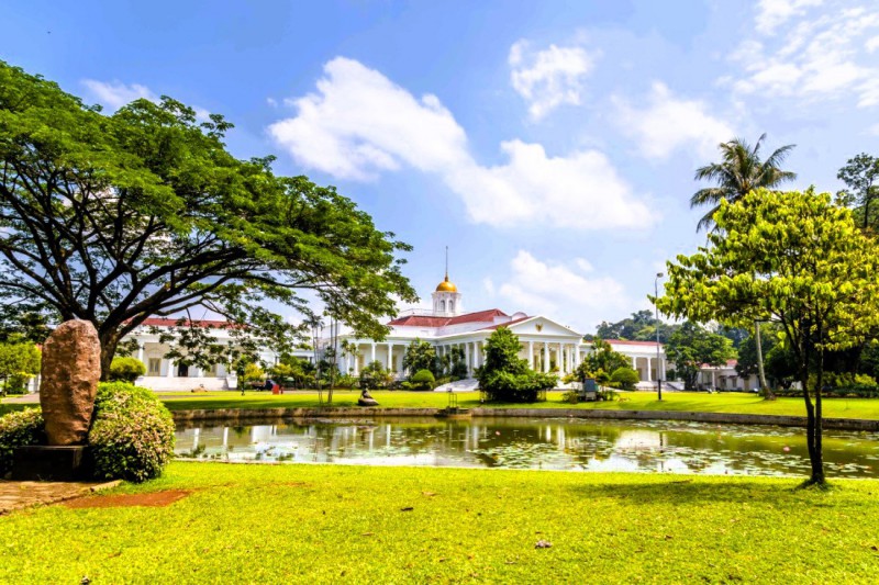 Prezidentský palác v městě Bogor.