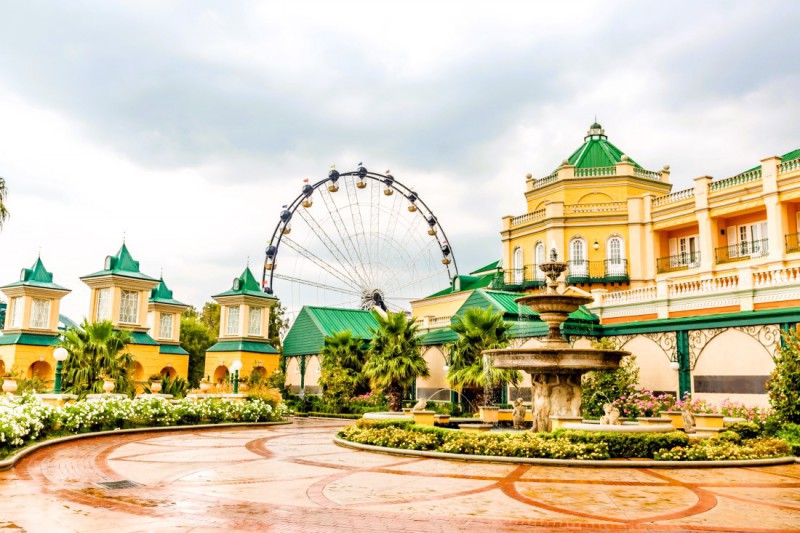 Zábavní park Gold Reef City.