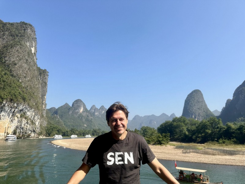 SEN na nejkrásnějších místech Číny v Yangshuo. 