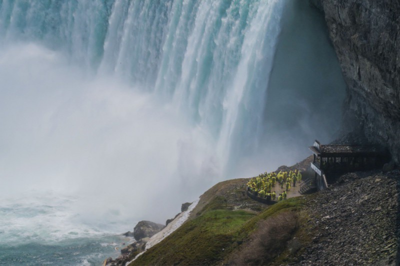 Vyhlídka Journey Behind the Falls.