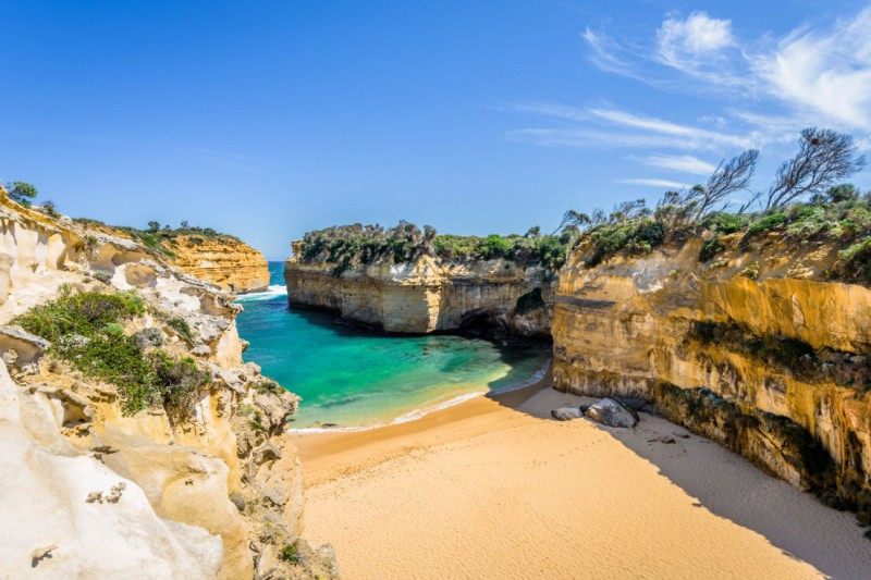 Soutěska Loch Ard Gorge.