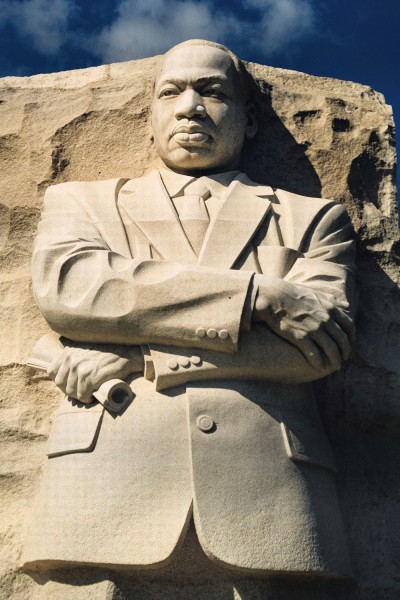 Socha Martina Luthera Kinga juniora.