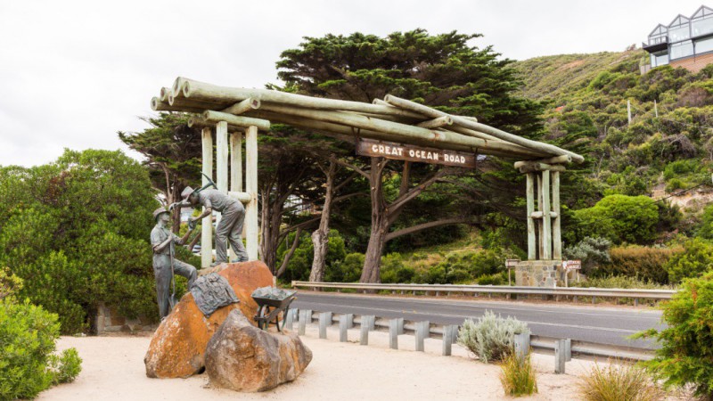 Historické místo Memorial Arch at Eastern View.