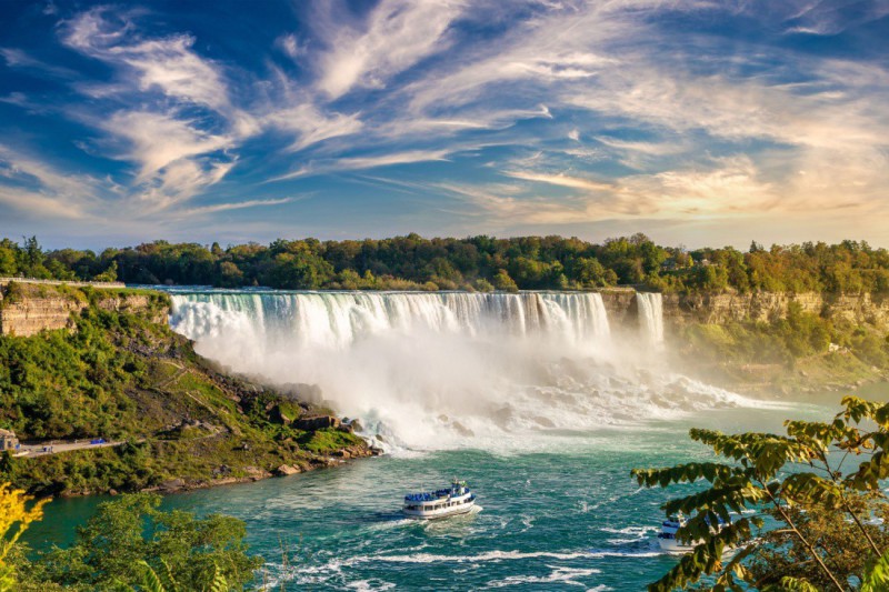 Státní park Niagara Falls.