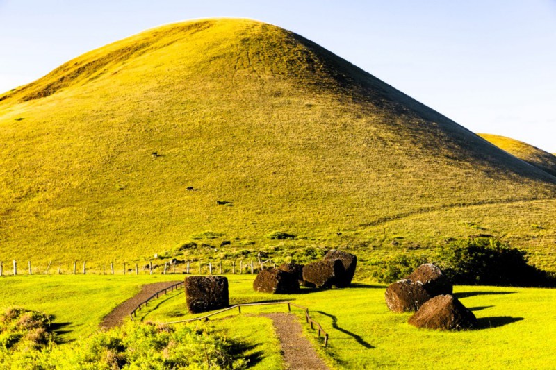 Vyhaslá sopka Puna Pau.