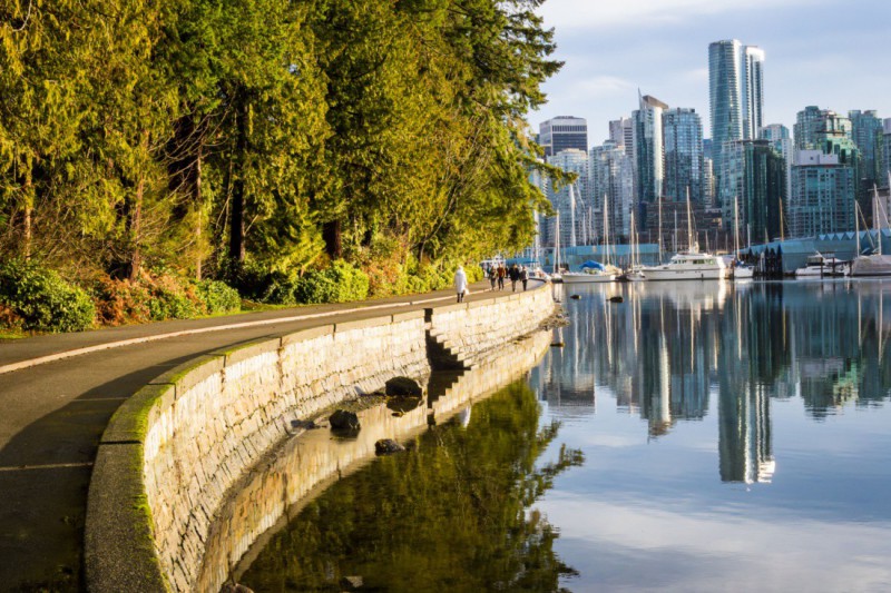 Stezka Vancouver Seawall.