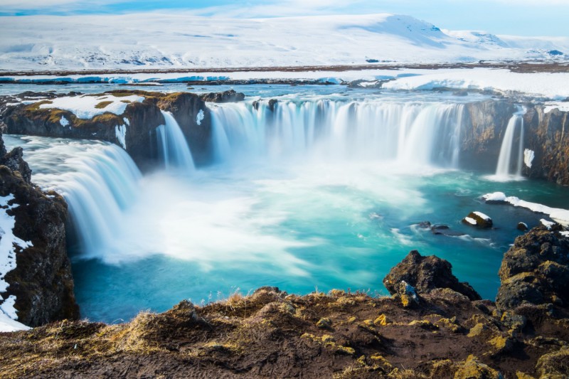 Islandské vodopády.