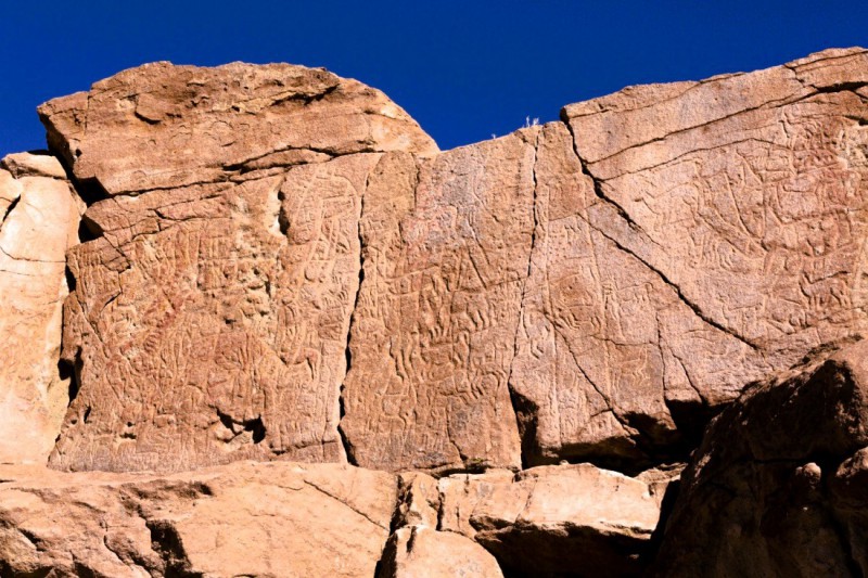 Petroglyfy Yerbas Buenas.