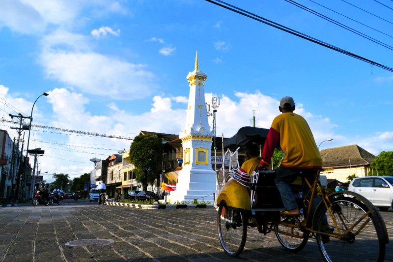 Město Yogyakarta.