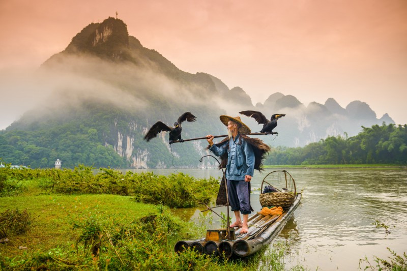 Netradiční Čína, Yangshuo. 