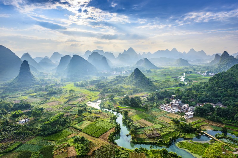 Yangshuo - nejkrásnější příroda jižní Číny.  