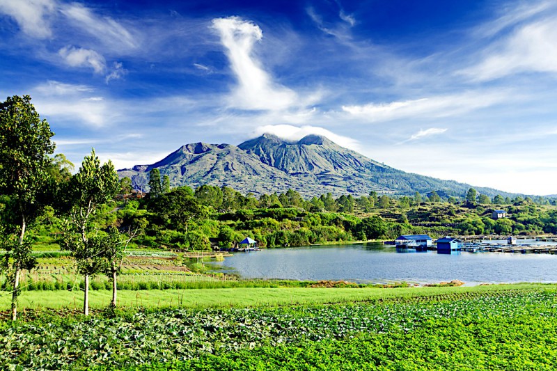 Sopka Batur.