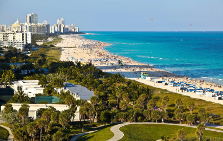 Miami Beach v plné své kráse. 