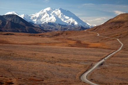 Při dobrém počasí se Vám ukáže Mount McKinley