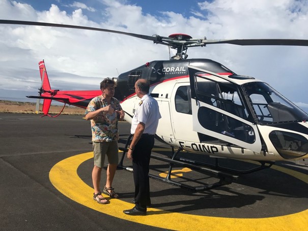 Výlet vrtulníkem přes Réunion