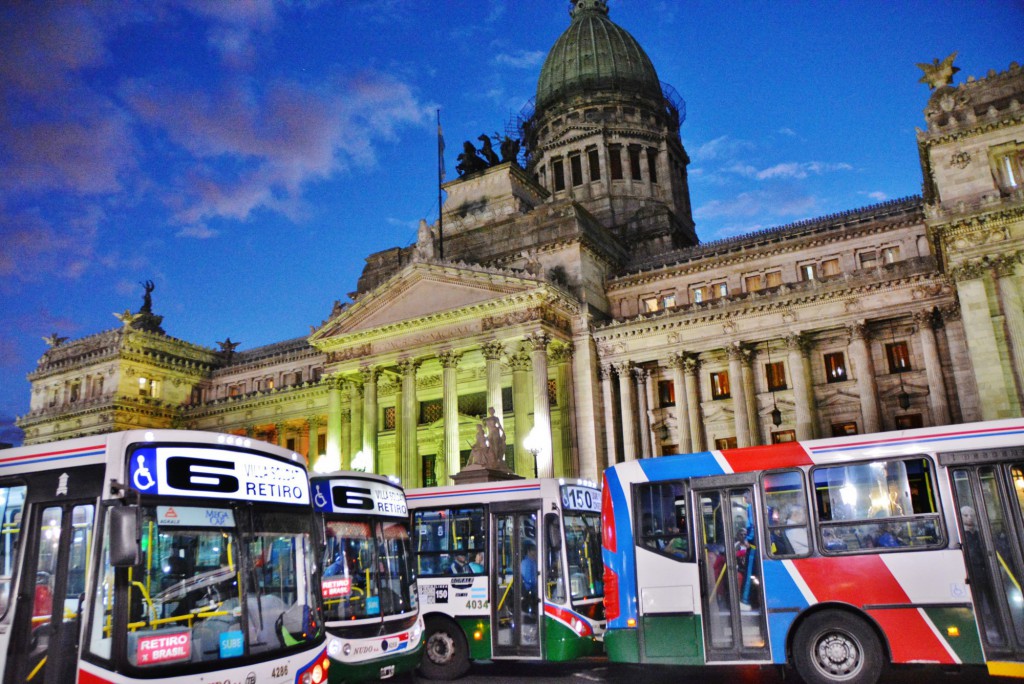 Dojdete k paláci argentinského národního kongresu